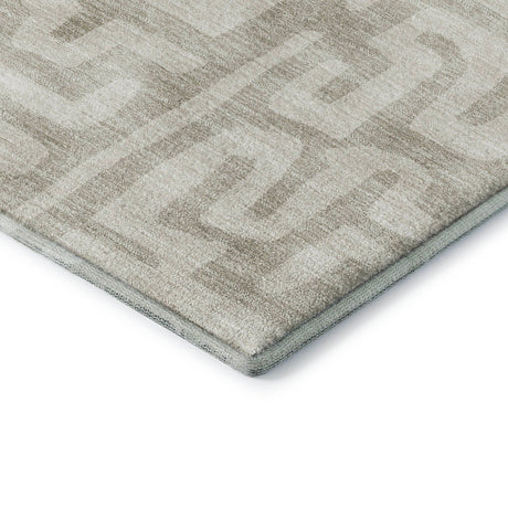 Dalyn The Reserve TR1 Taupe Rug corner detail