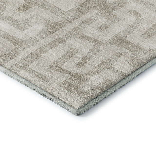 Dalyn The Reserve TR1 Taupe Rug corner detail