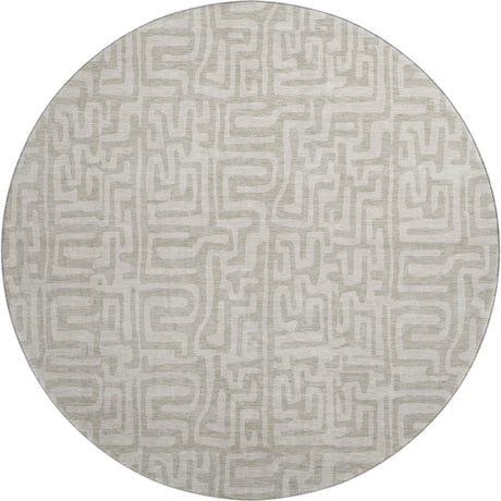Dalyn The Reserve TR1 Taupe Rug round rug