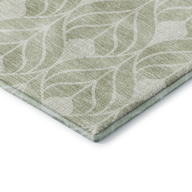 Dalyn The Reserve TR10 Celery Rug corner detail