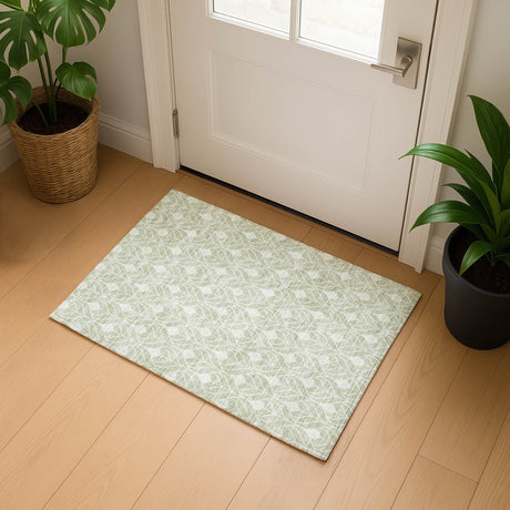 Dalyn The Reserve TR10 Celery Rug shown in a room