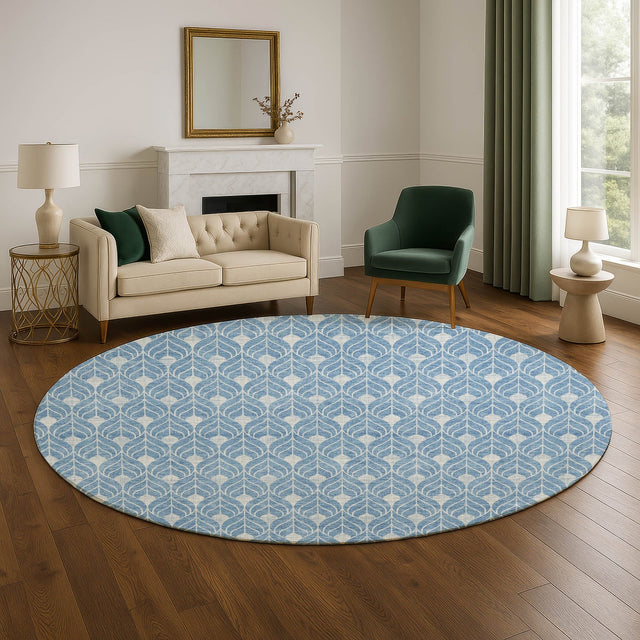 Dalyn The Reserve TR10 Denim Rug shown in a room