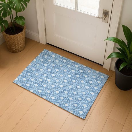 Dalyn The Reserve TR10 Denim Rug shown in a room