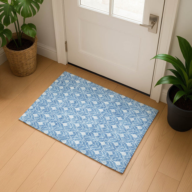 Dalyn The Reserve TR10 Denim Rug shown in a room