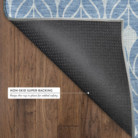 Dalyn The Reserve TR10 Denim Rug backing detail