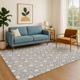 Dalyn The Reserve TR10 Gray Rug shown in a room