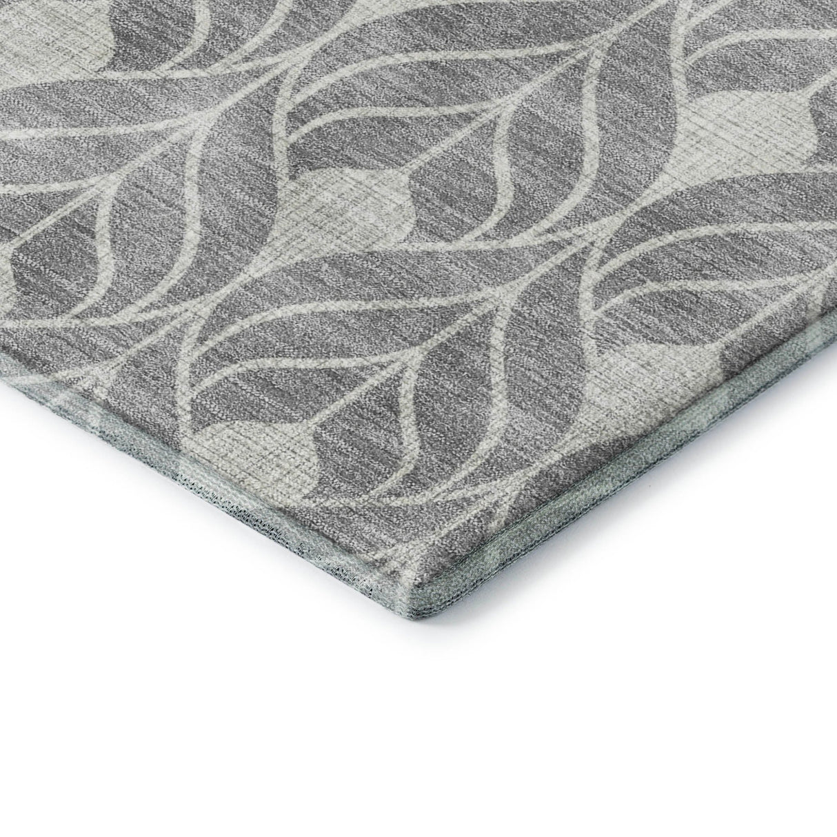 Dalyn The Reserve TR10 Gray Rug corner detail