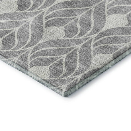 Dalyn The Reserve TR10 Gray Rug corner detail