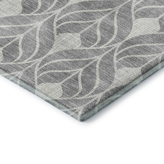 Dalyn The Reserve TR10 Gray Rug corner detail