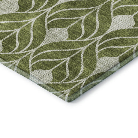 Dalyn The Reserve TR10 Olive Rug corner detail