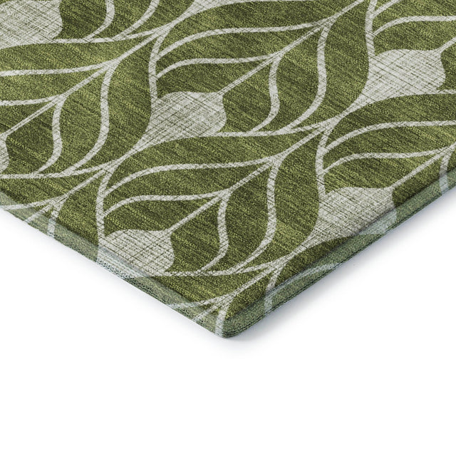 Dalyn The Reserve TR10 Olive Rug corner detail
