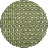 Dalyn The Reserve TR10 Olive Rug round rug