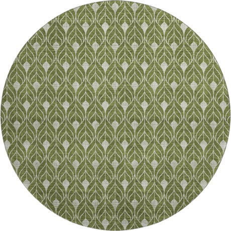 Dalyn The Reserve TR10 Olive Rug round rug