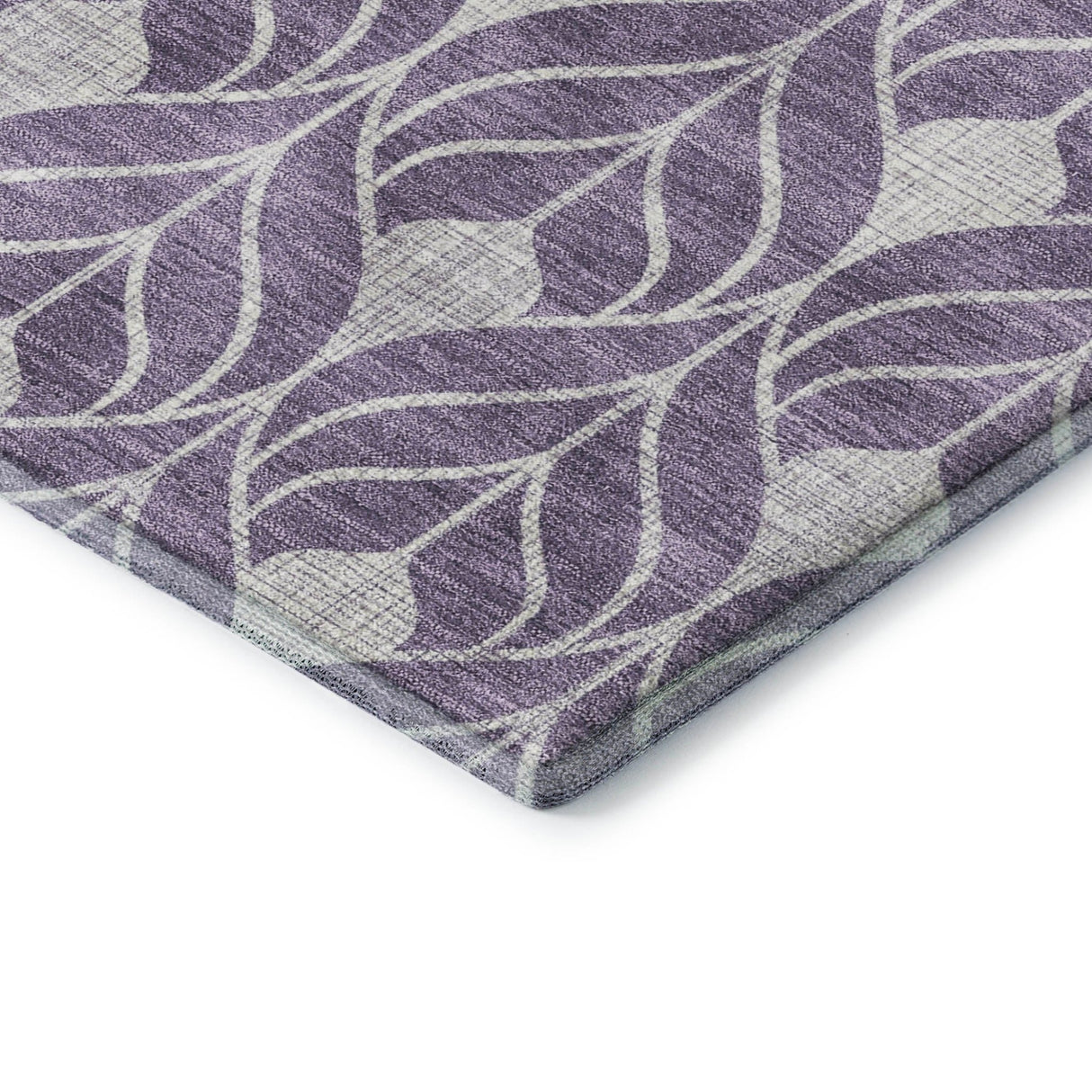Dalyn The Reserve TR10 Plum Rug corner detail