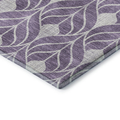 Dalyn The Reserve TR10 Plum Rug corner detail