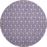 Dalyn The Reserve TR10 Plum Rug round rug