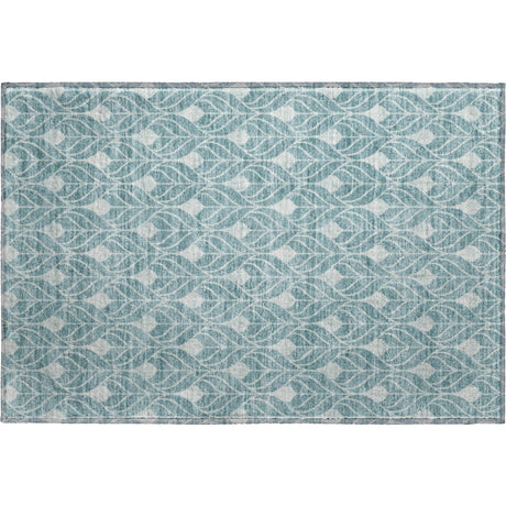 Dalyn The Reserve TR10 Teal Rug rectangular rug