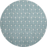 Dalyn The Reserve TR10 Teal Rug round rug