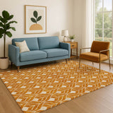 Dalyn The Reserve TR10 Terracotta Rug shown in a room