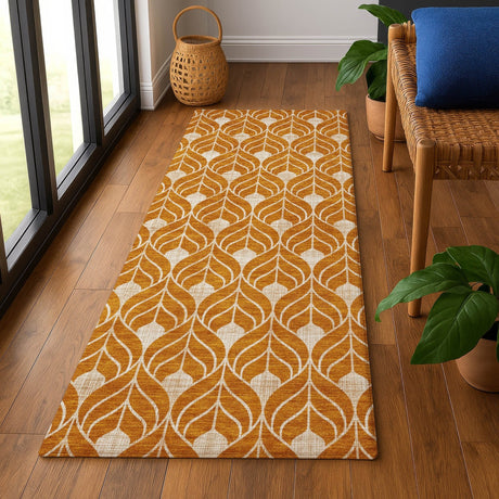 Dalyn The Reserve TR10 Terracotta Rug shown in a room