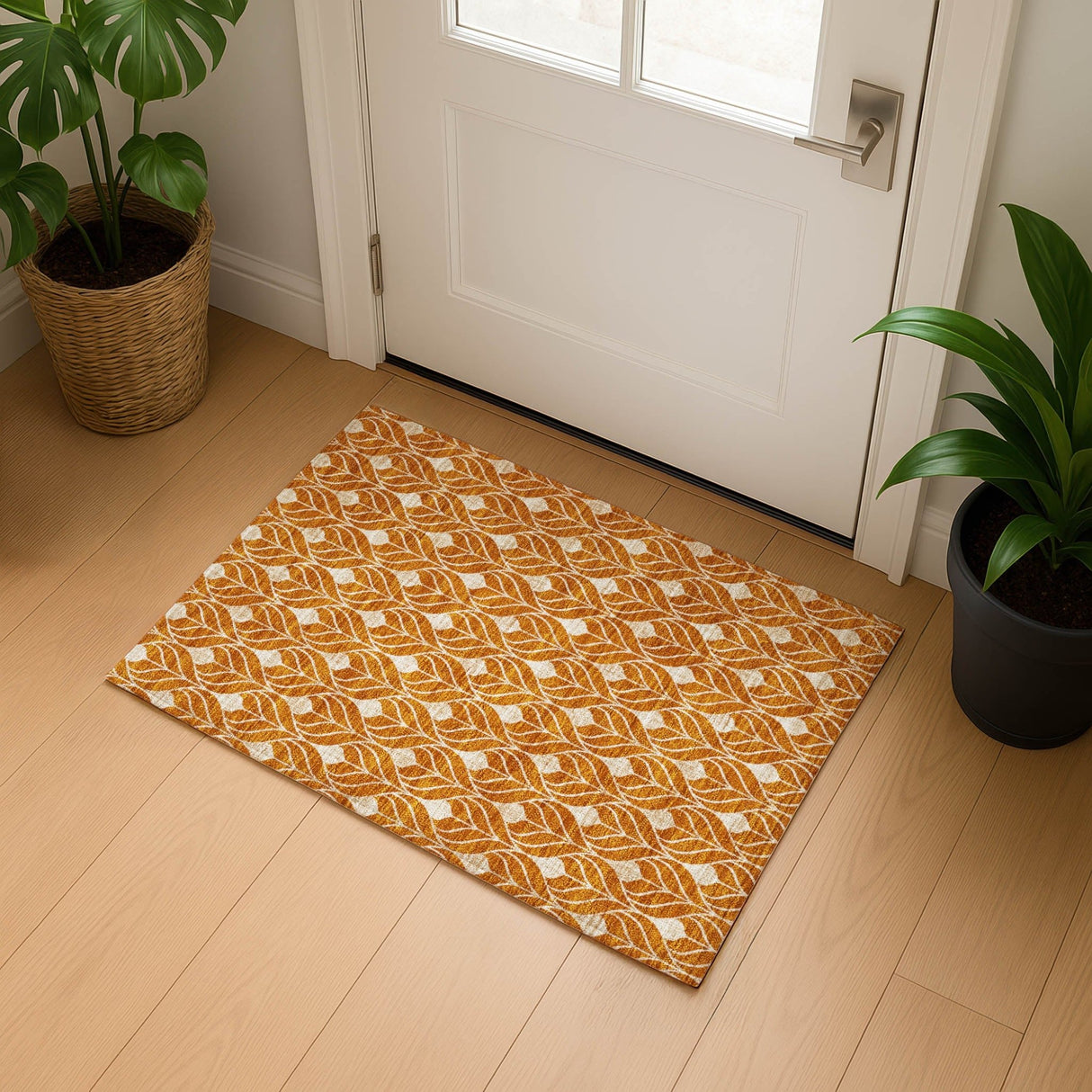 Dalyn The Reserve TR10 Terracotta Rug shown in a room