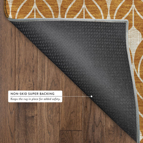 Dalyn The Reserve TR10 Terracotta Rug backing detail