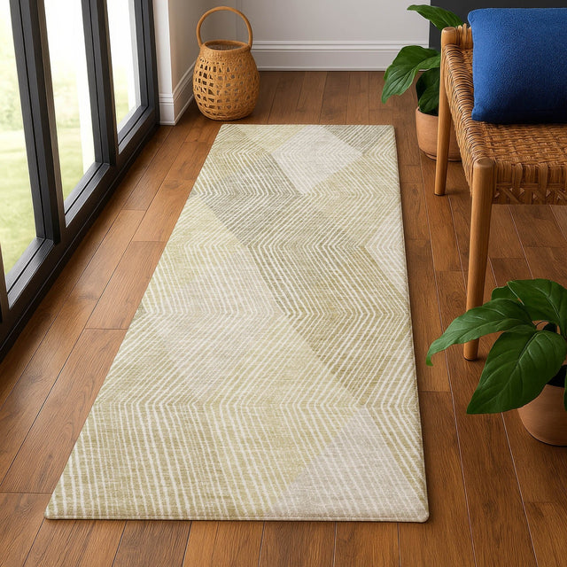 Dalyn The Reserve TR11 Beige Rug shown in a room