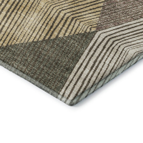Dalyn The Reserve TR11 Brown Rug corner detail
