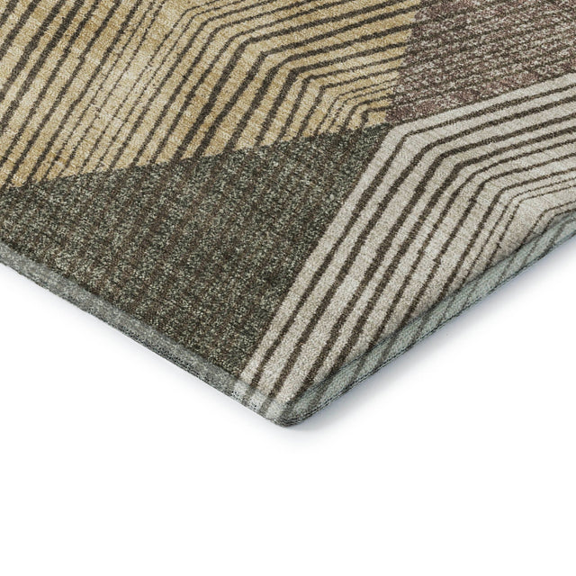 Dalyn The Reserve TR11 Brown Rug corner detail