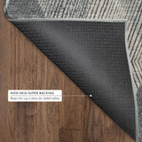 Dalyn The Reserve TR11 Charcoal Rug backing detail
