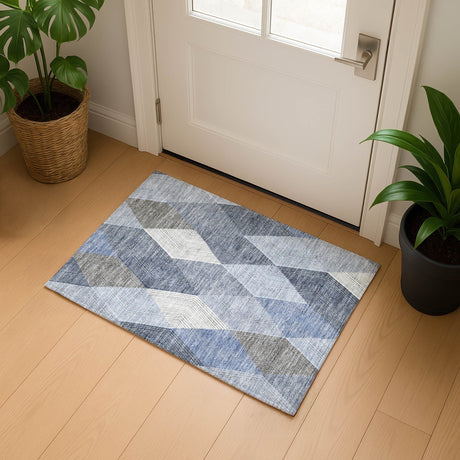 Dalyn The Reserve TR11 Denim Rug shown in a room