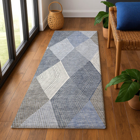 Dalyn The Reserve TR11 Denim Rug shown in a room