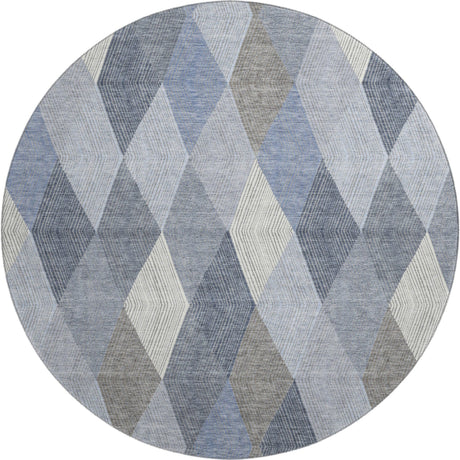 Dalyn The Reserve TR11 Denim Rug round rug