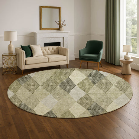 Dalyn The Reserve TR11 Fern Rug shown in a room