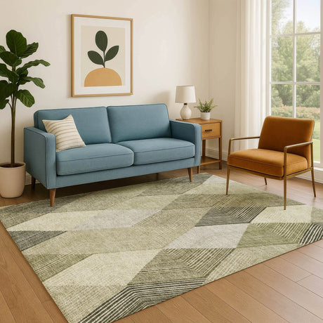 Dalyn The Reserve TR11 Fern Rug shown in a room