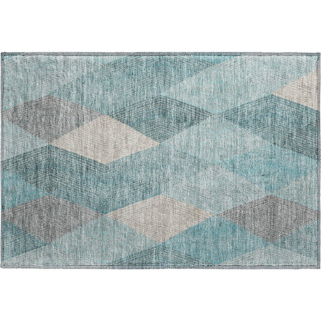 Dalyn The Reserve TR11 Turquoise Rug rectangular rug