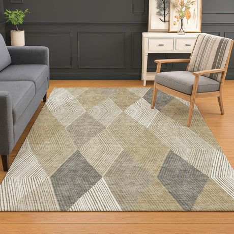 Dalyn The Reserve TR11 Wheat Rug shown in a room