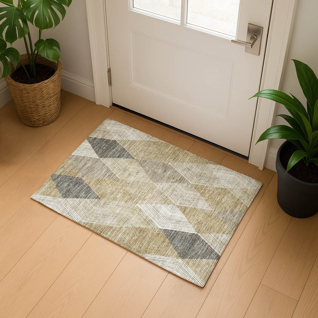 Dalyn The Reserve TR11 Wheat Rug shown in a room