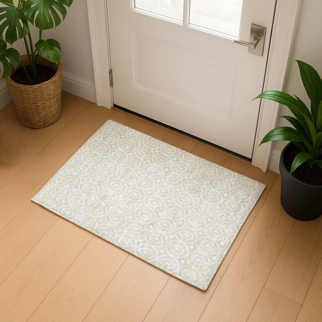 Dalyn The Reserve TR12 Beige Rug shown in a room