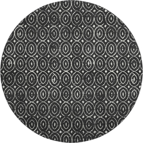 Dalyn The Reserve TR12 Black Rug round rug