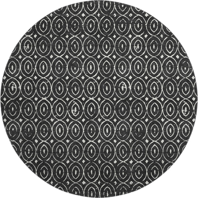 Dalyn The Reserve TR12 Black Rug round rug