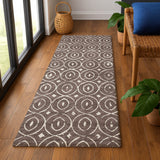 Dalyn The Reserve TR12 Brown Rug shown in a room