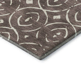 Dalyn The Reserve TR12 Brown Rug corner detail