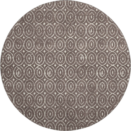 Dalyn The Reserve TR12 Brown Rug round rug