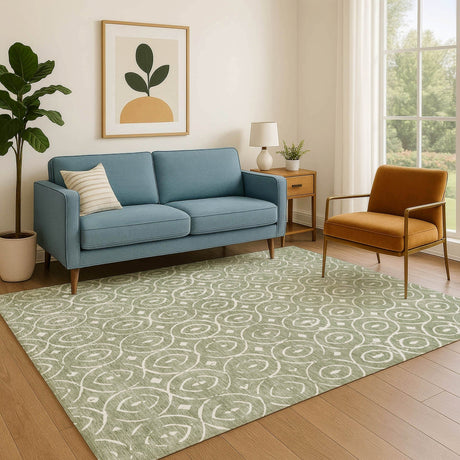 Dalyn The Reserve TR12 Fern Rug shown in a room