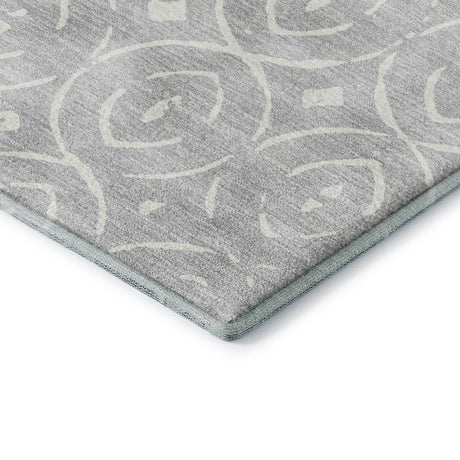 Dalyn The Reserve TR12 Silver Rug corner detail