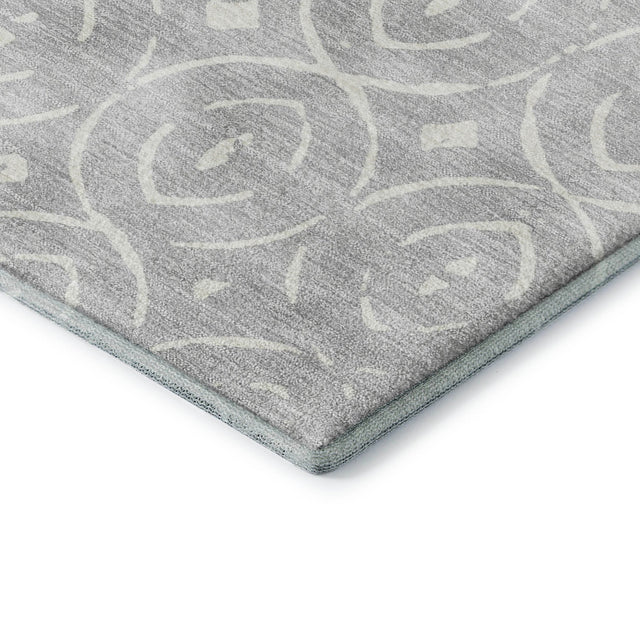 Dalyn The Reserve TR12 Silver Rug corner detail