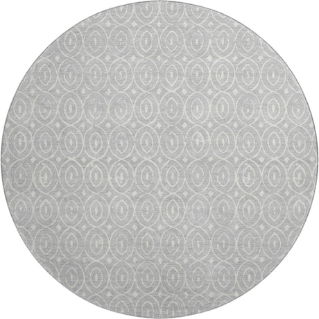 Dalyn The Reserve TR12 Silver Rug round rug
