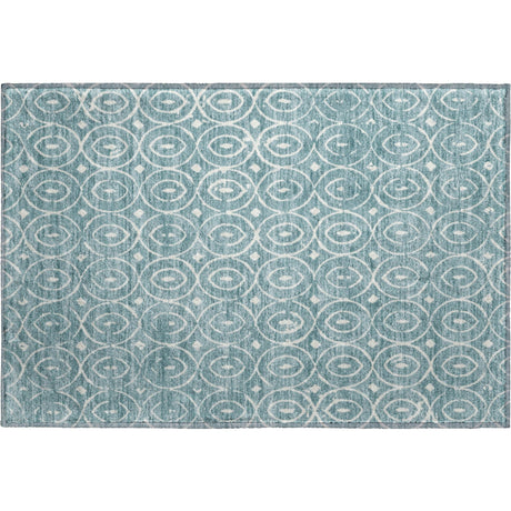 Dalyn The Reserve TR12 Turquoise Rug rectangular rug