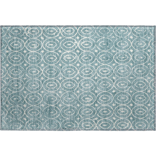 Dalyn The Reserve TR12 Turquoise Rug rectangular rug